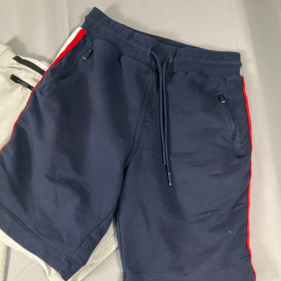 Lot of 2 CSG Shorts Men’s Large Gray & Navy Drawstring Athletic Casual - Picture 3 of 16